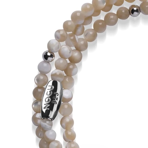 BRAND NEW NOGU Popcorn Jasper | .925 Sterling Silver BRACELET, NECKLACE, ANKLET - Picture 4 of 5